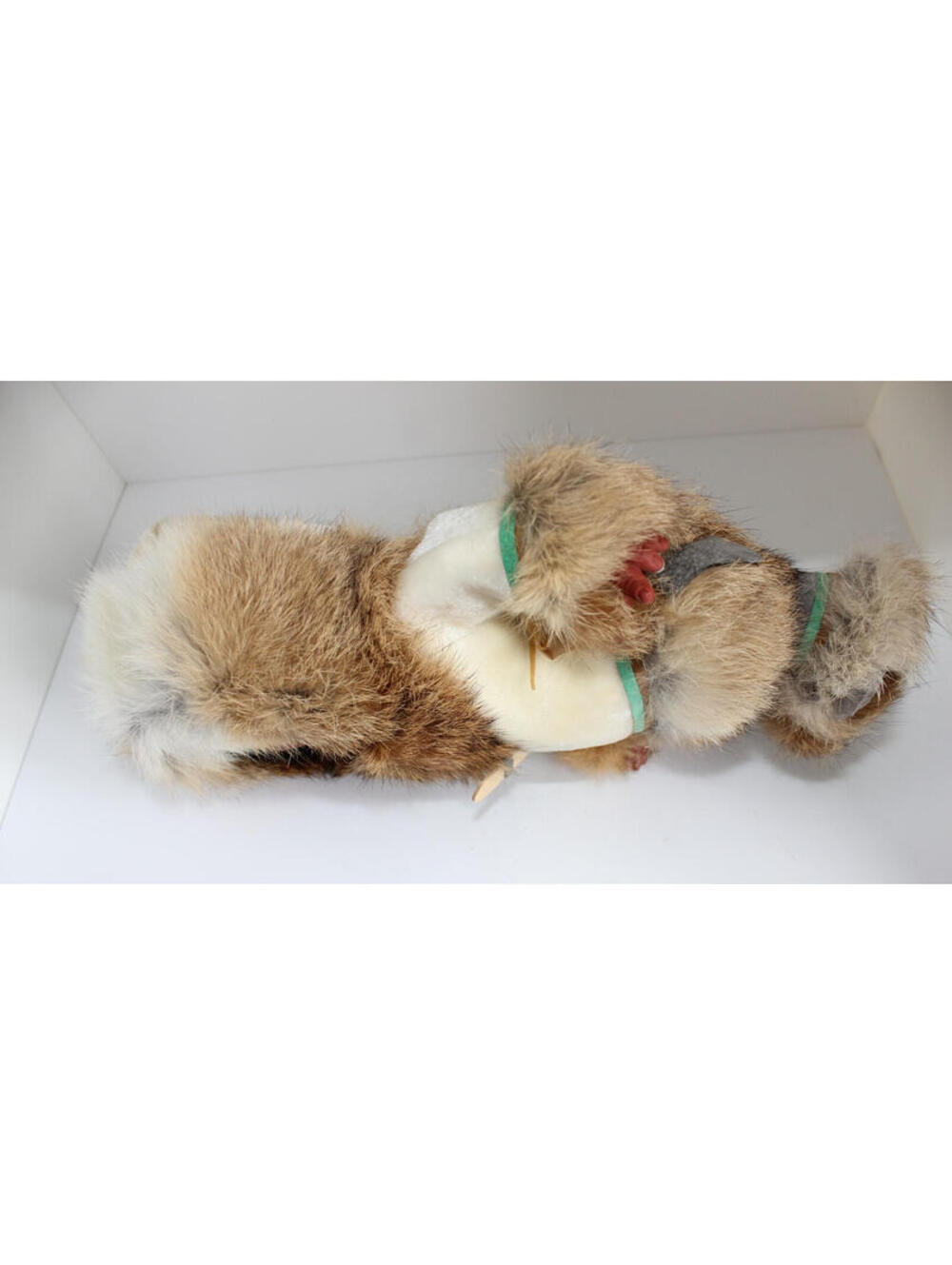 VINTAGE 1960s Carlson Girl Eskimo Doll Rabbit Fur Leather 12" Tall - Picture 9 of 13